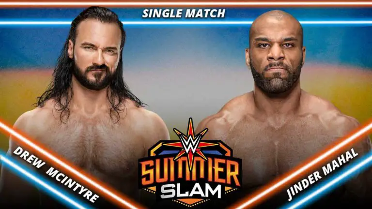 Drew McIntyre Vs. Jinder Mahal Set To Take Place In WWE SummerSlam