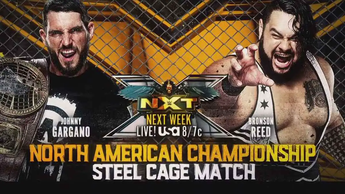 Johnny Gargano vs Bronson Reed WWE NXT 18 May 2021