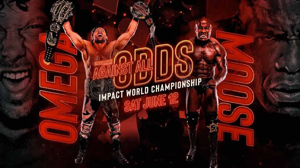 Kenny Omega vs Moose Impact World Heavyweight Championship match at Against All Odds 2021