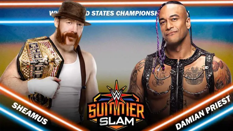 Sheamus Vs. Damian Priest For The US Title Added To WWE SummerSlam