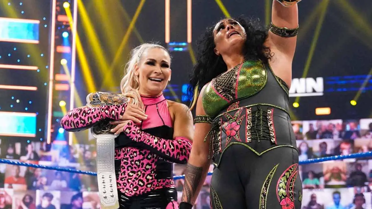Tamina Snuka and Natalya win WWE Women's Tag Team Titles