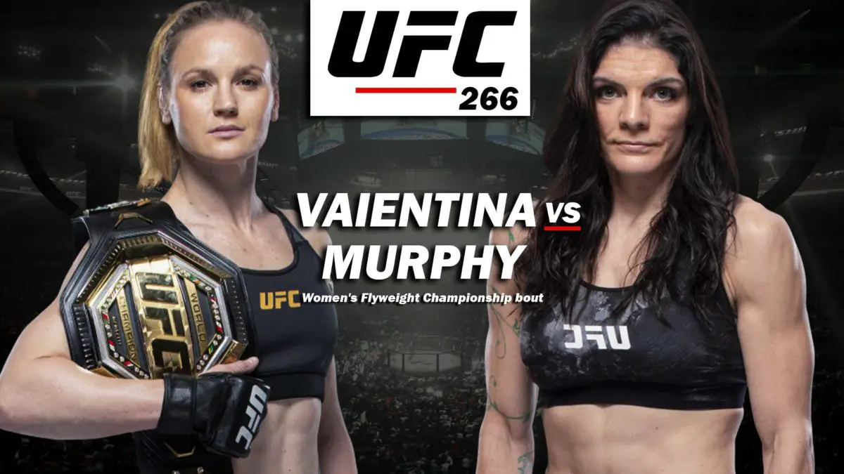 Valentina Shevchenko vs Lauren Murphy Women's Flyweight Championship UFC 266