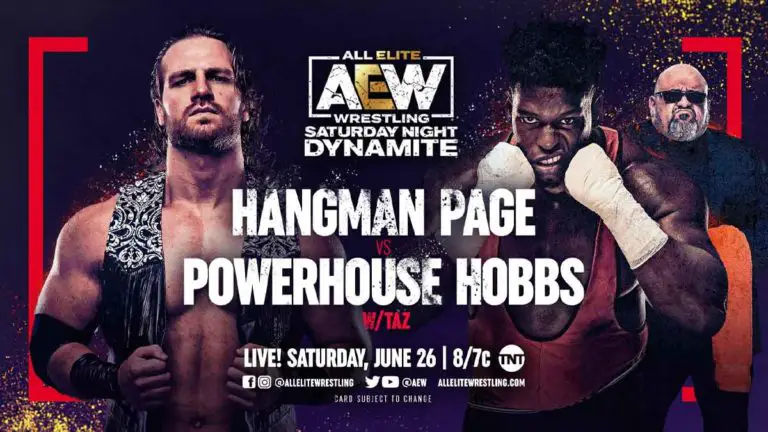 Adam Page vs Hobbs AEW Dynamite 26 June 2021