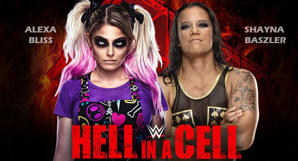 Alexa Bliss vs Shayna Baszler WWE Hell In A Cell 2021