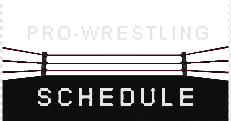 pro wrestling schedule
