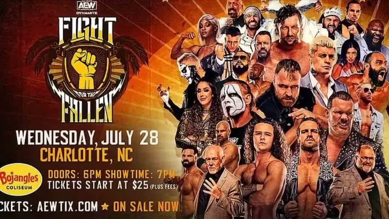 AEW Fight For The Fallen 2021: Results, Match Card, Date, Start Time, Location, How to Watch