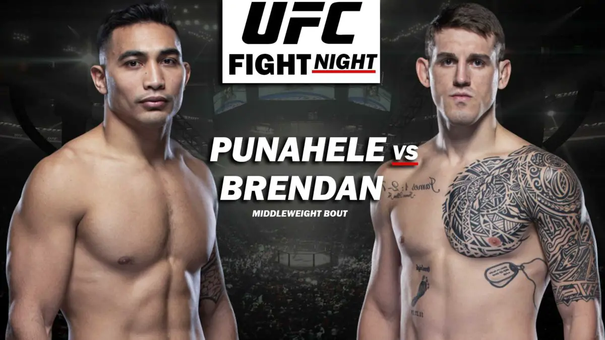 Brendan-vs-Punahele-UFC-Fight-Night 24 July 2021
