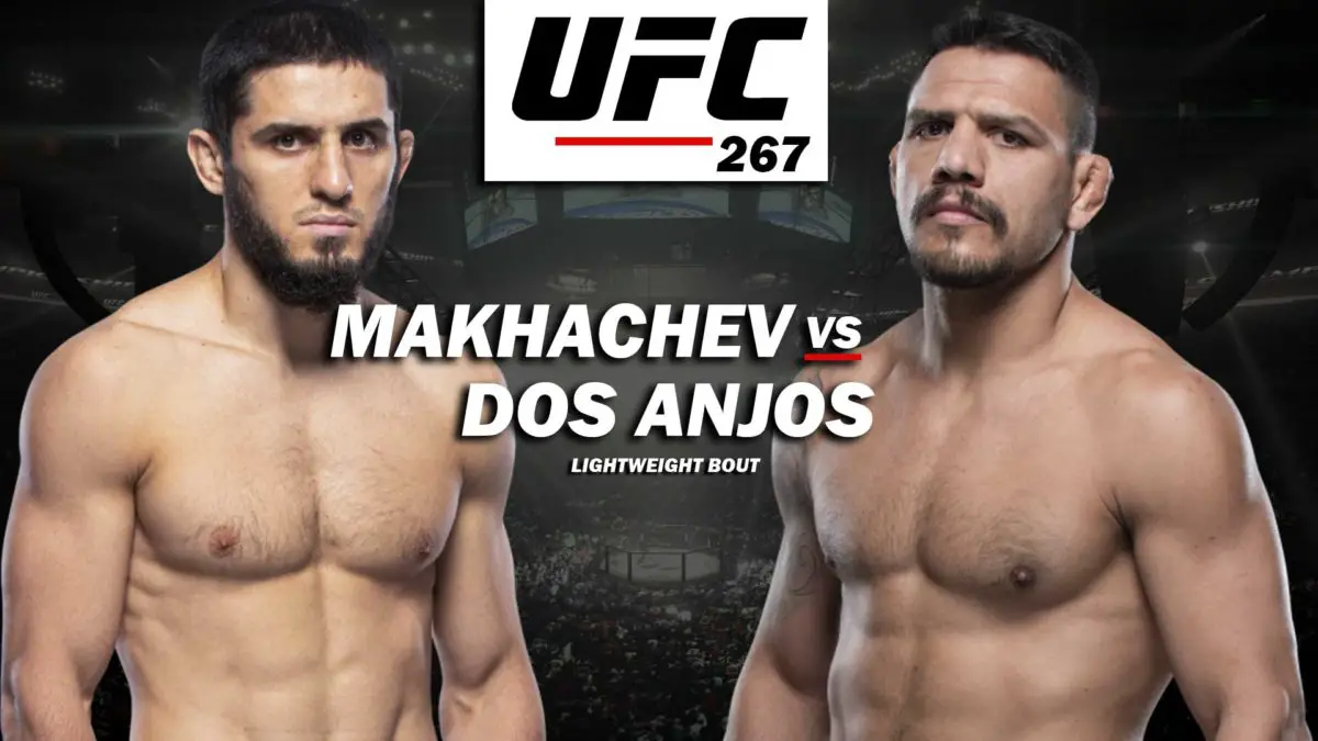 Islam Makhachev vs Rafael Dos Anjos UFC 267