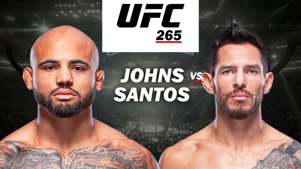 JOHN VS SANTOS UFC 265