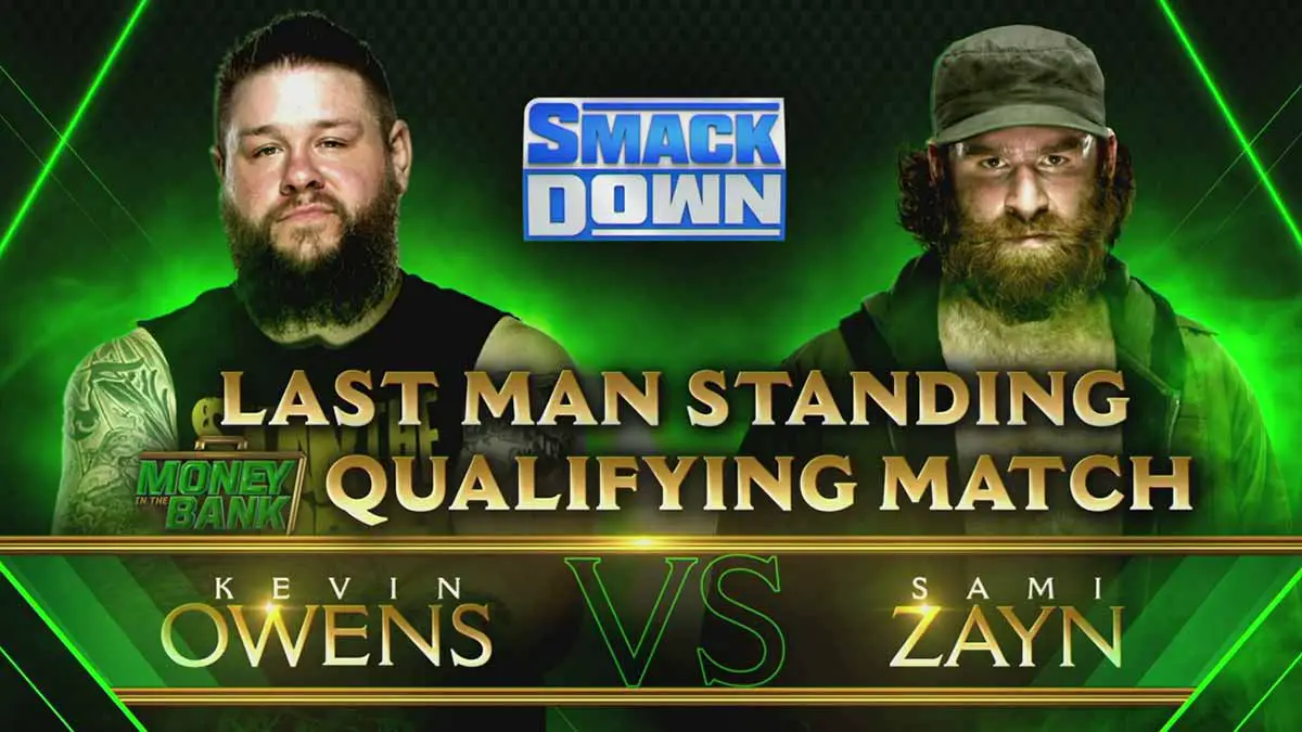 Owens vs Zayn WWE SmackDown 2 July 2021