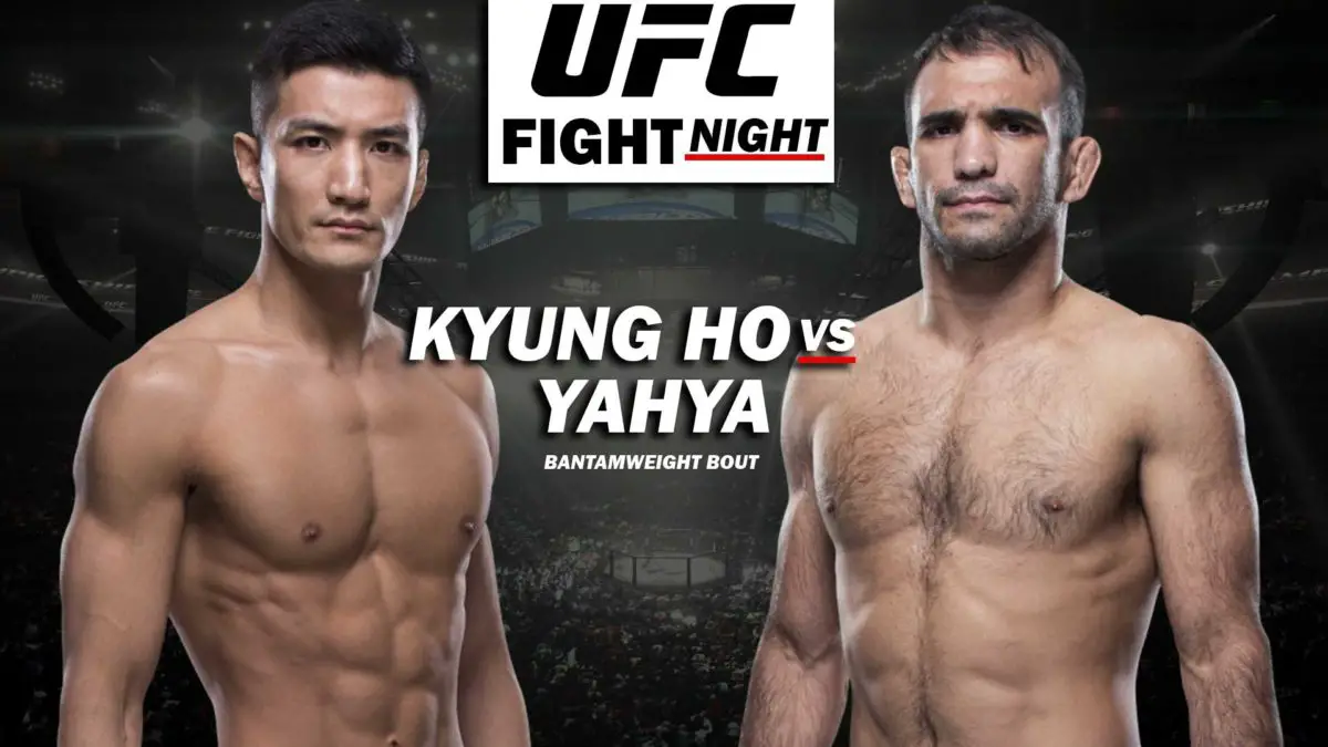 Kyung-Ho-Kang-vs-Rani-Yahya-UFC-Fight-Night 31 July 2021