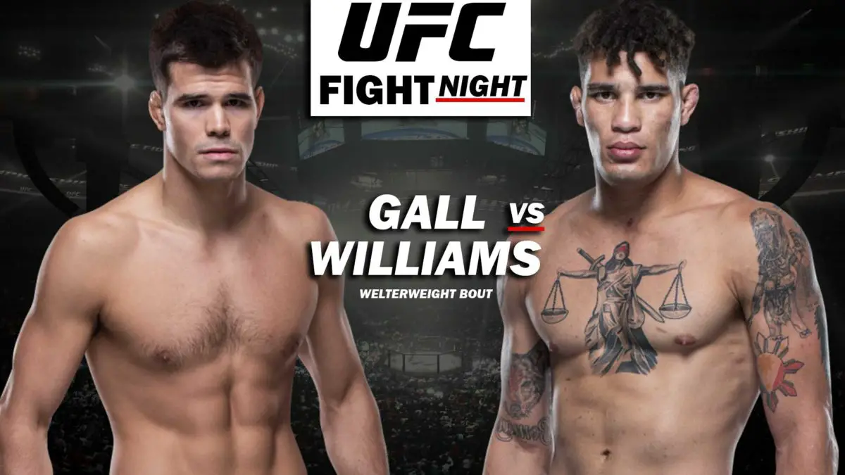 MICKEY GALL vs JORDAN WILLIAMS - WELTERWEIGHT BOUT 24 July