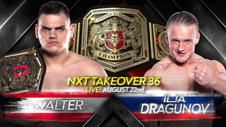 WALTER vs Ilja Dragunov II Announced for NXT TakeOver 36