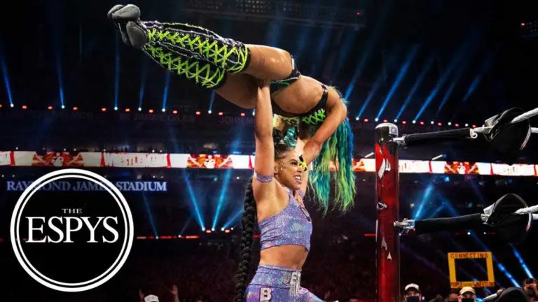 Bianca vs Sasha WrestleMania 37 Wins ESPY for Best WWE Moment