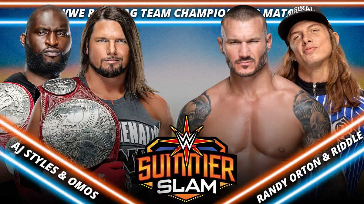 RK-Bro vs Aj styles & Omos for SummerSlam 2021