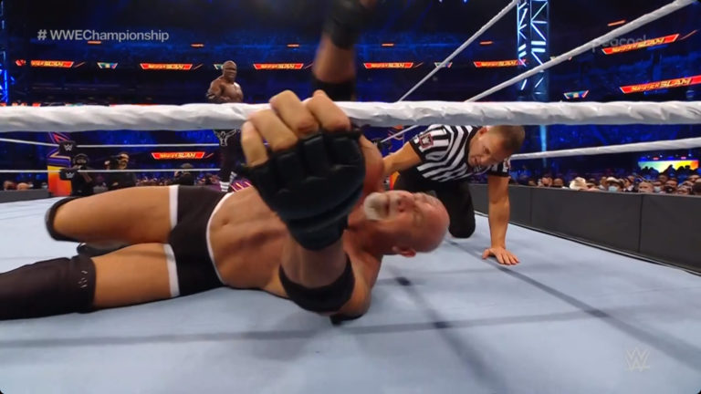 WWE SummerSlam 2021: Lashley Injures Goldberg’s Knee, Forcing Referee Stoppage