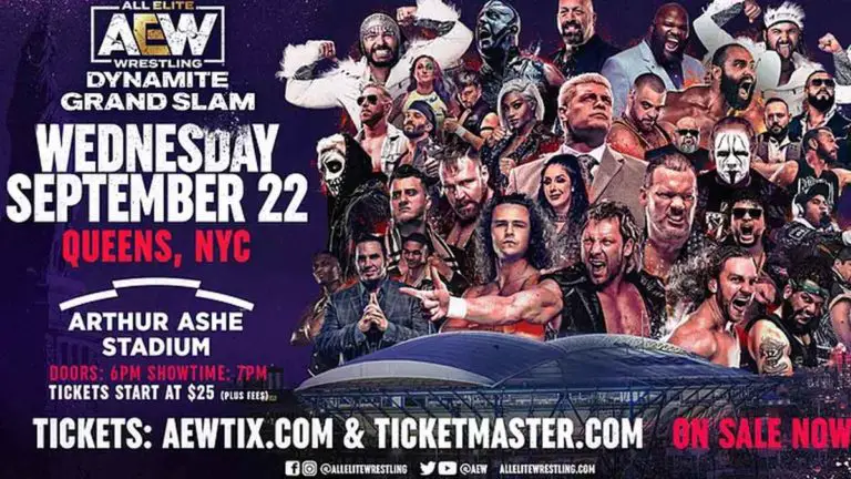 AEW Dynamite Grand Slam 2021- Card, How To Watch, Tickets