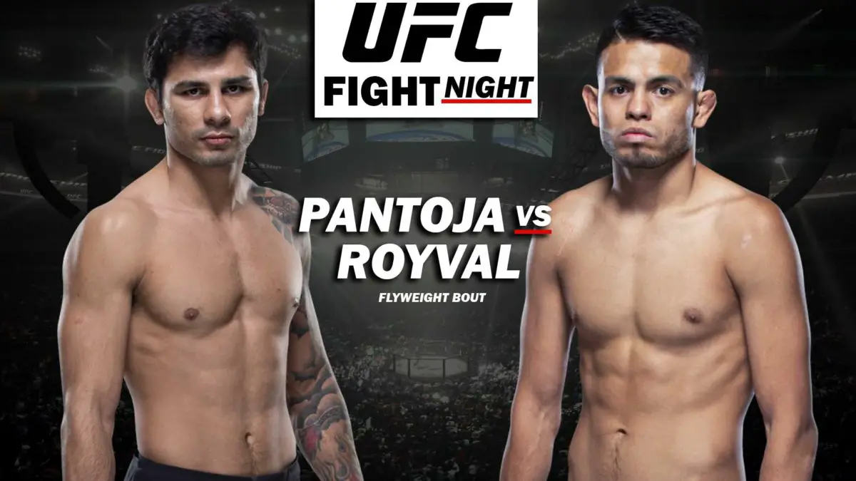 Alexandre Pantoja vs Brandon Royval UFC Fight Night 21 August 2021