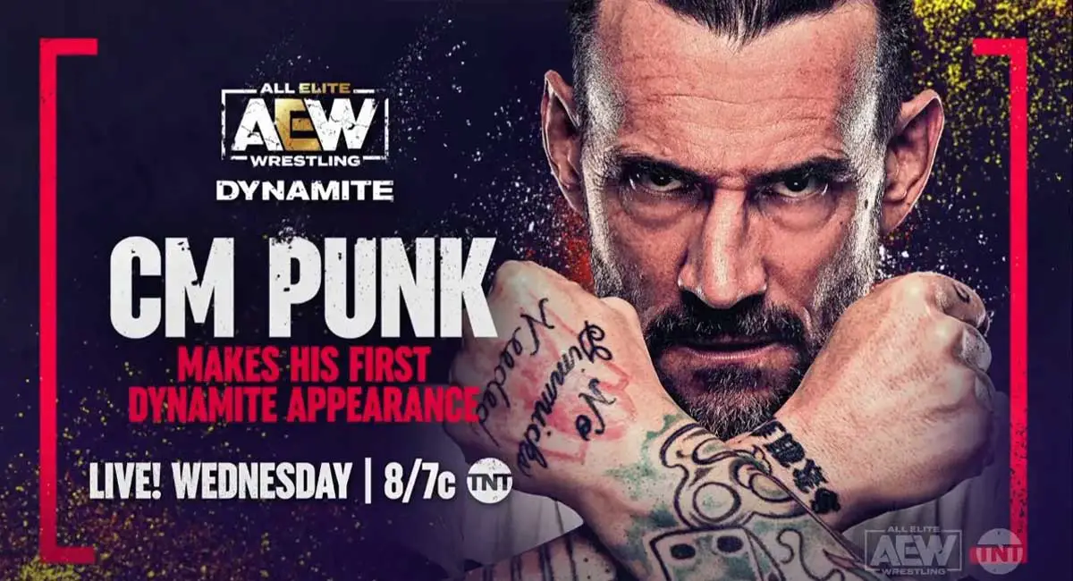 CM Punk AEW Dynamite 25 August 2021