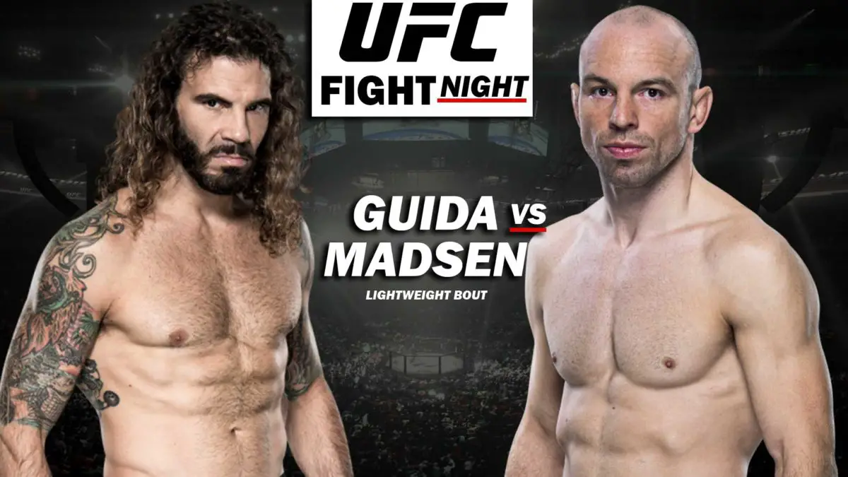 Clay Guida vs Mark O. Madsen UFC Fight Night 21 August 2021