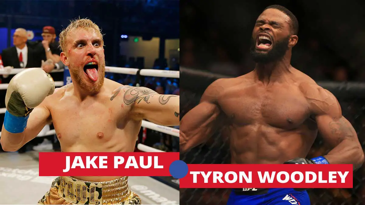 Jake paul vs tyron woodley time