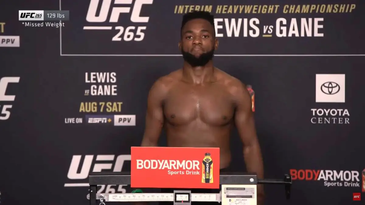 Manel Kape UFC 265 Weight In