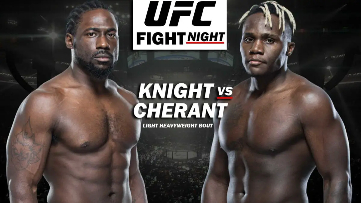 Knight vs Cherant UFC Fight Night 21 August 2021