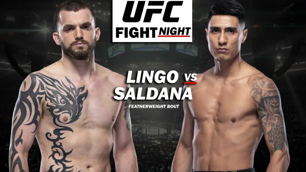 Lingo vs Luis Saldana UFC Fight Night 21 August 2021