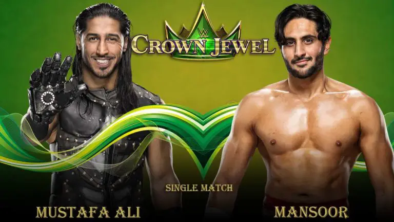 Mustafa Ali vs Mansoor Announced for WWE Crown Jewel