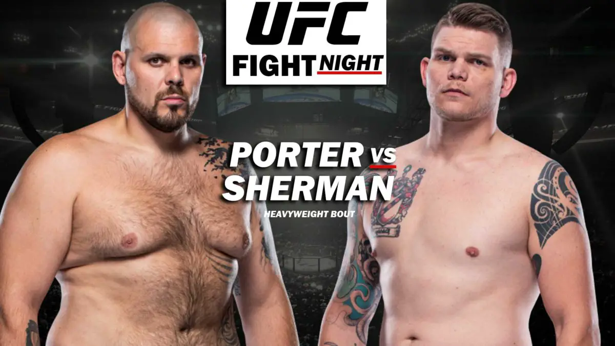 Parker Porter vs Chase Sherman UFCFight Night 21 August 2021