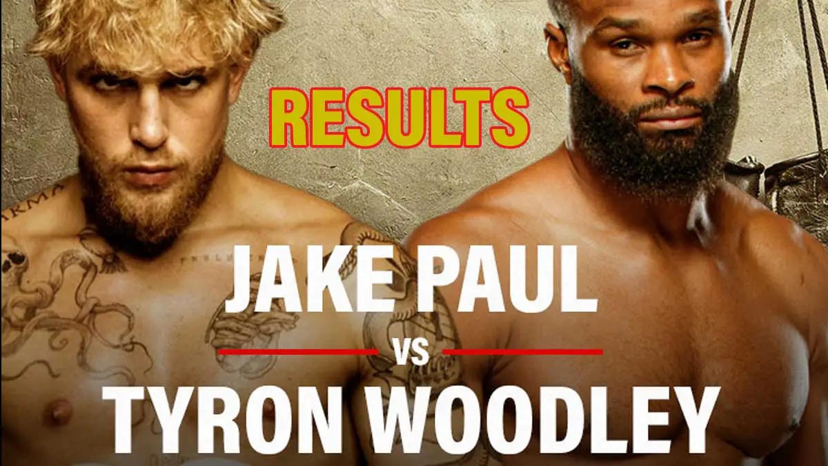 Paul vs Woodley Results