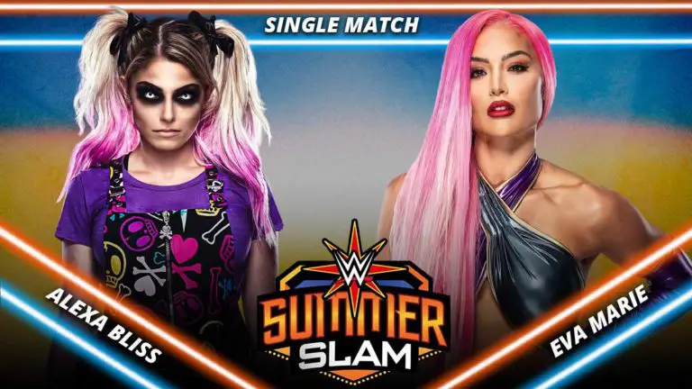 Alexa Bliss vs Eva Marie Added To WWE SummerSlam