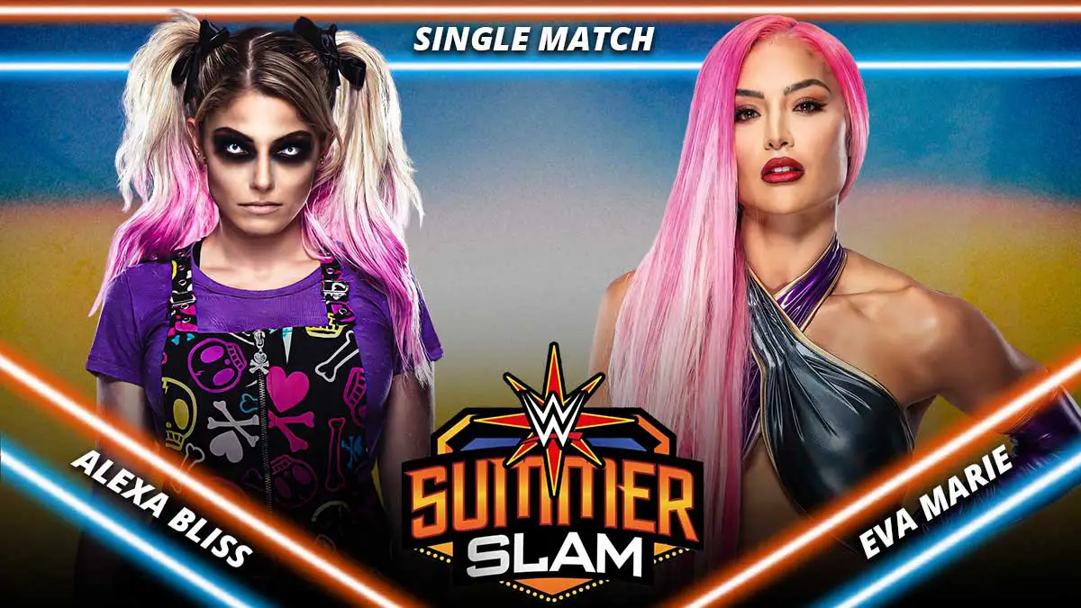 Alexa Bliss vs Eva Marie Summerslam 2021