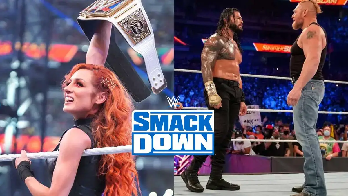 Wwe Smackdown 27 August 21 Results Preview Card Location Start Time Becky Brock Itn Wwe