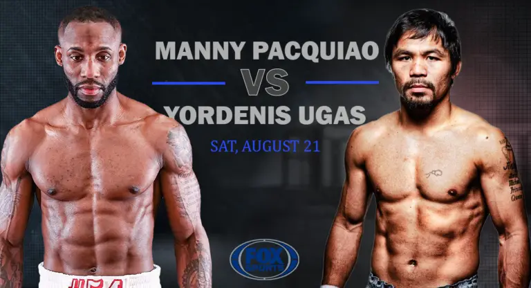 Manny Pacquiao vs Yordenis Ugas – Date & Start Time in US, UK, Cuba, Philippines, Australia & Europe