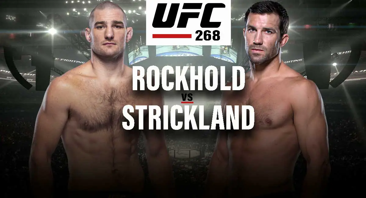 Luke Rockhold  vs  Sean Strickland UFC 268