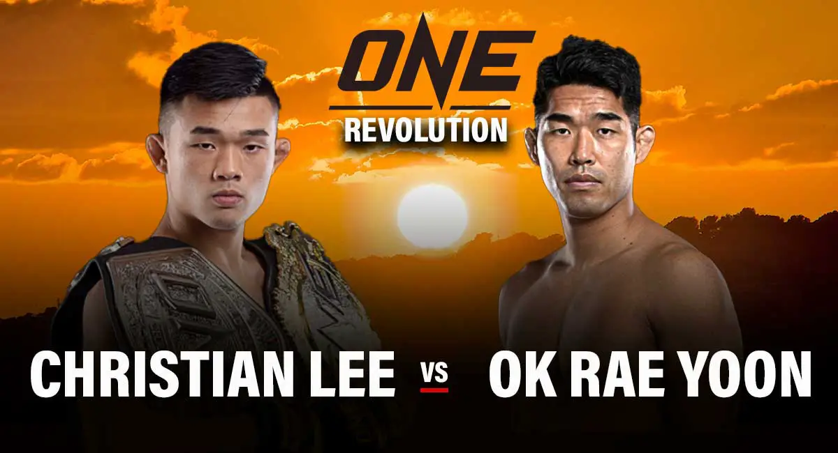 Christian Lee(c) vs Ok Rae Yoon one revolution