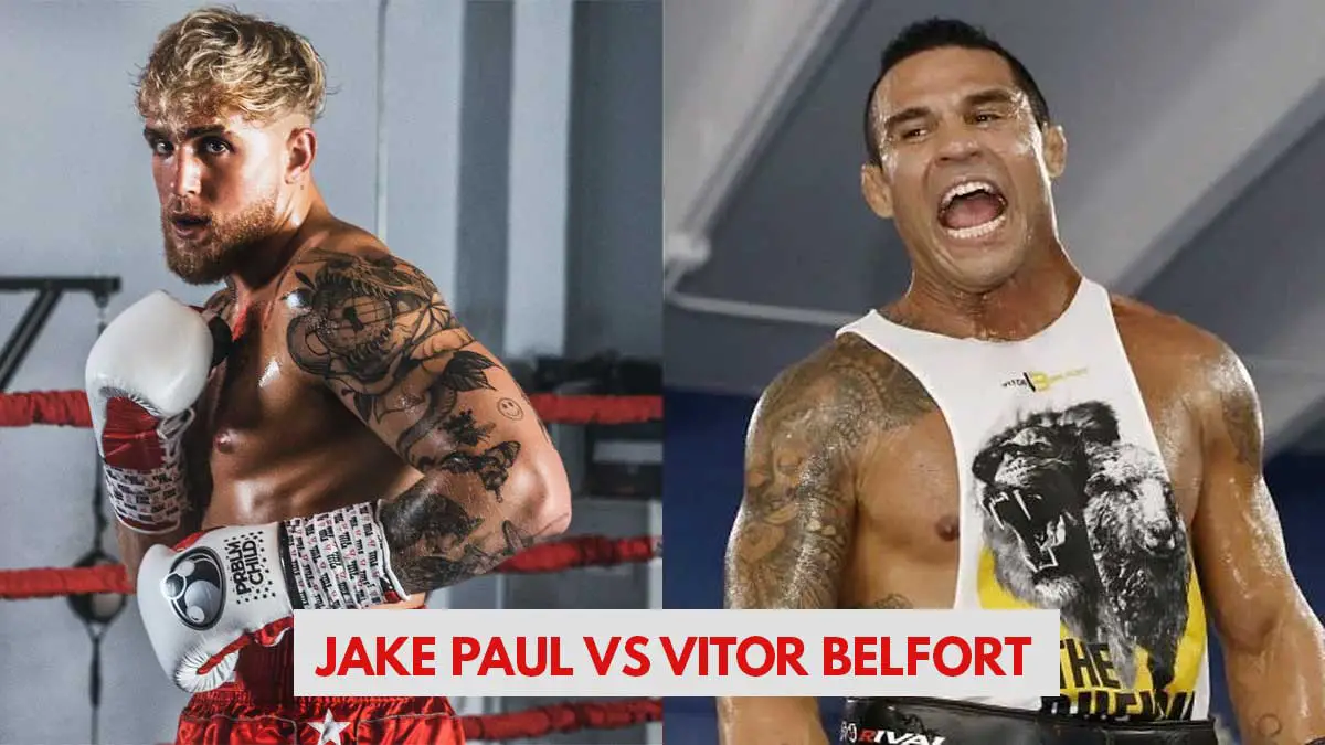Jake Paul vs Vitor Belfort Boxing match