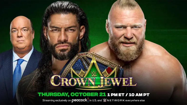 Roman Reigns vs Brock Lesnar Announced For WWE Crown Jewel 2021