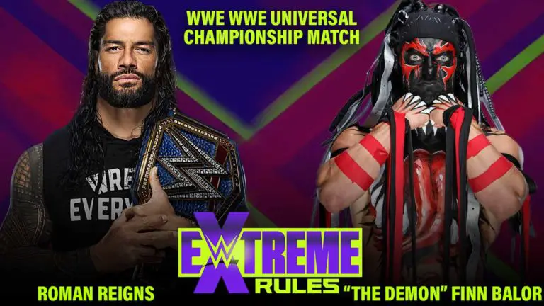 Roman Reigns vs “The Demon” Finn Balor Announced for WWE Extreme Rules