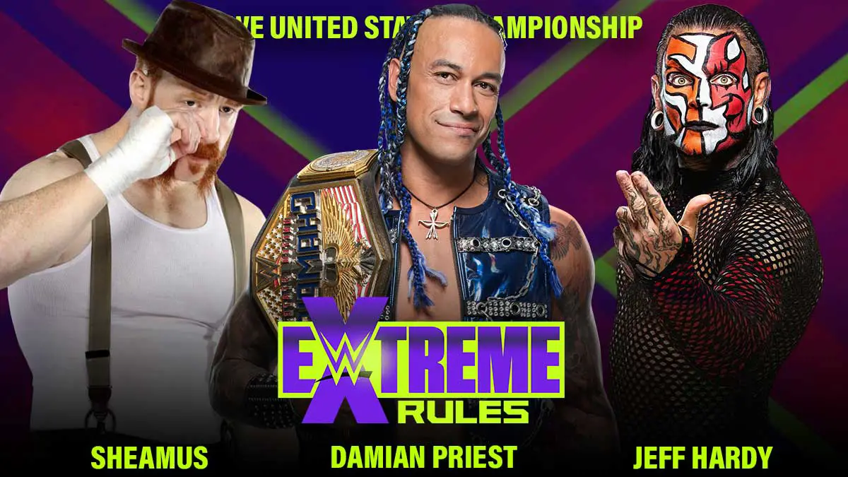 Sheamus vs Jeff Hardy vs Damian Priest WWE United State Championship 2021
