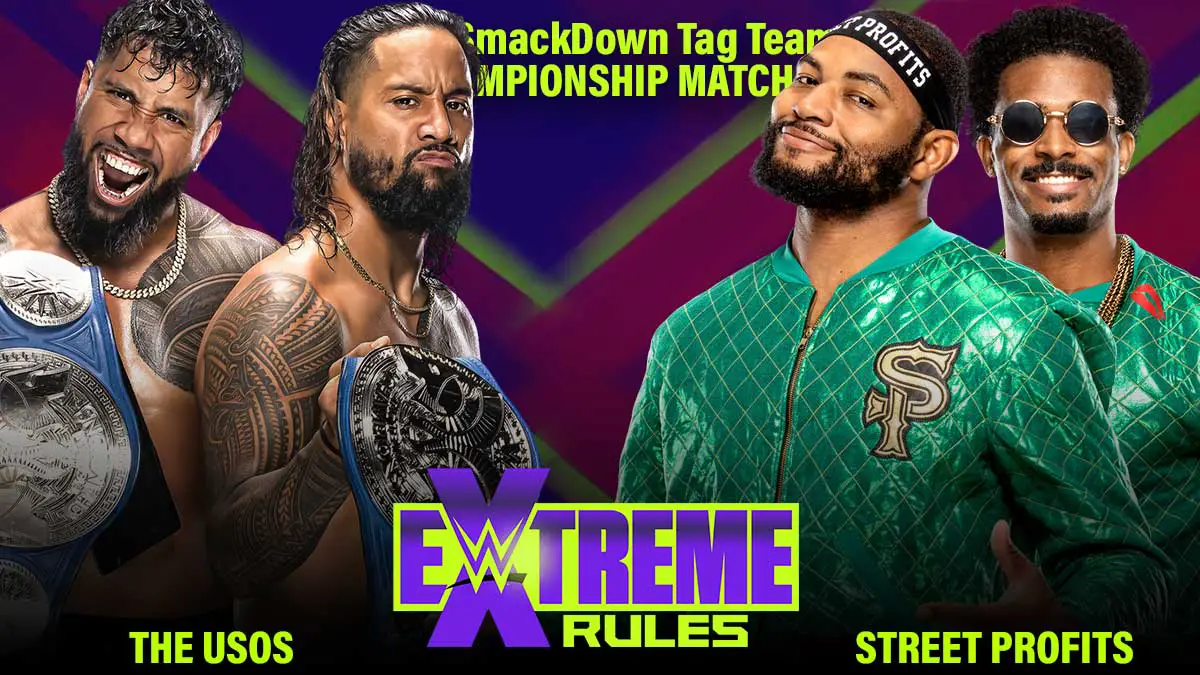 The Usos vs Street Profits Extreme Rules 2021