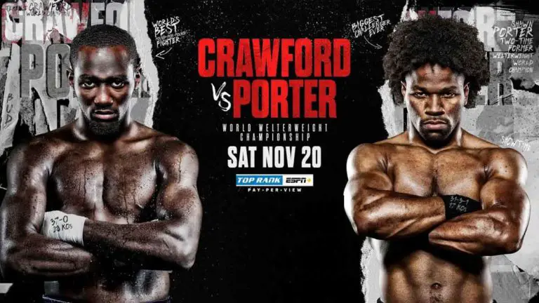 Terence Crawford vs Shawn Porter- Live Results Blog, Play by Play