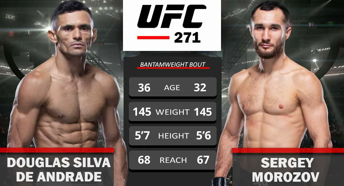 Douglas Silva de Andrade vs Sergey Morozov UFC 271