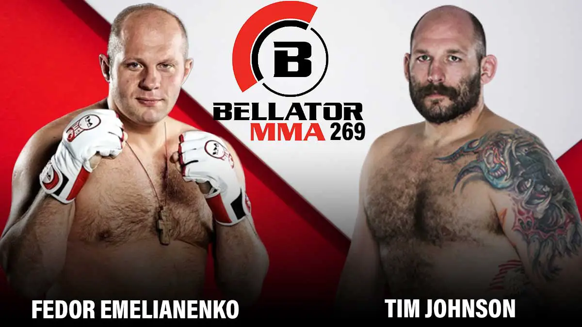 Fedor Emelianenko vs Tim Johnson Bellator 269