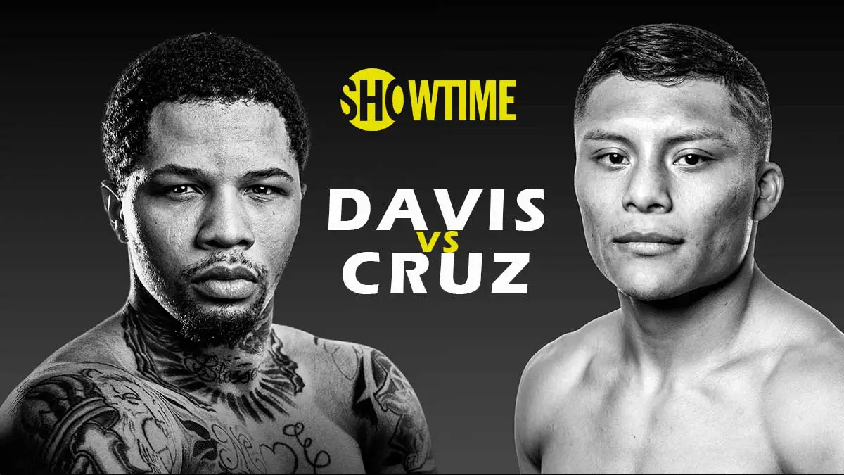 Gervonta Davis vs Isaac Cruz POSTER