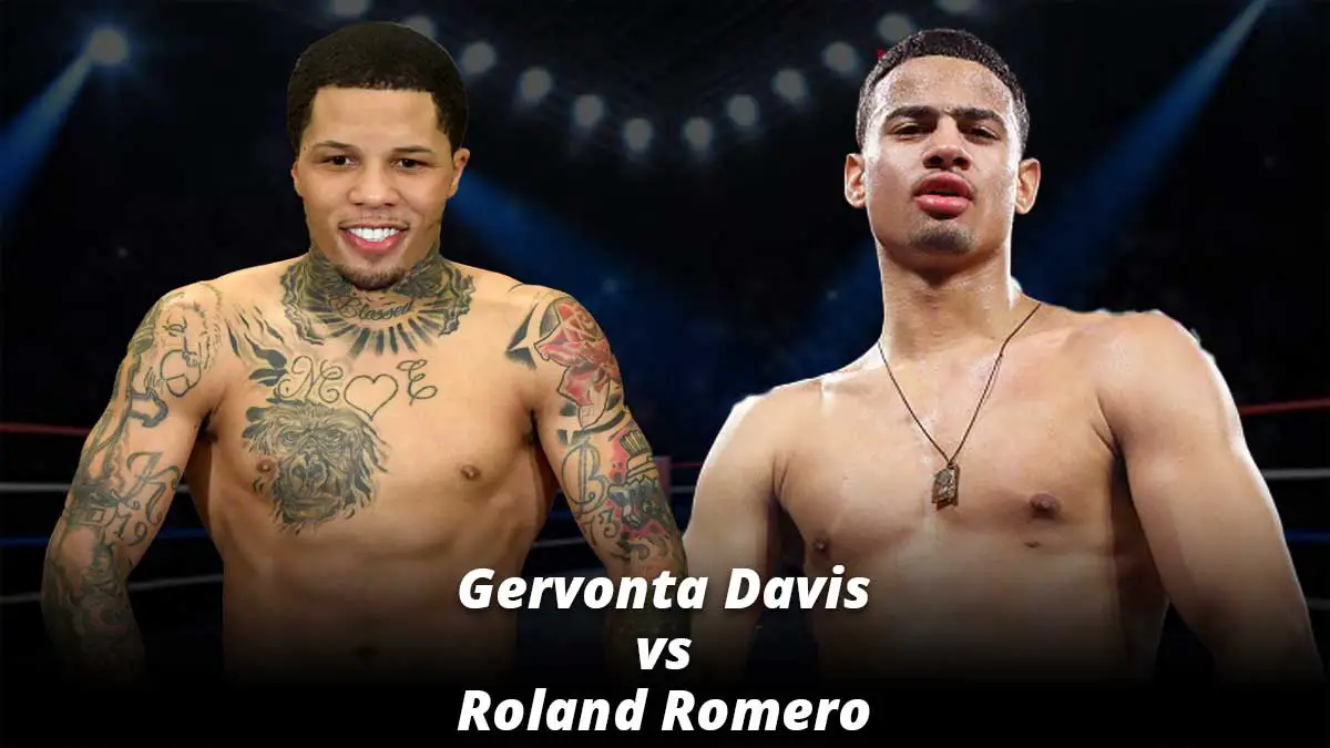 Gervonta Davis vs Roland Romero Boxing Match Dec 05, 2021