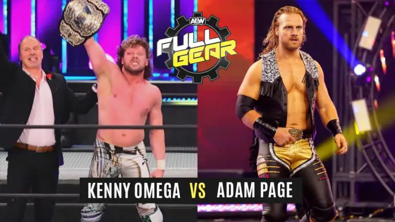 Kenny Omega vs Adam Page World Title Match Set for AEW Full Gear