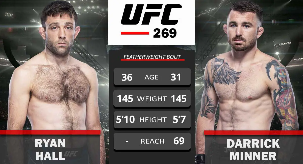 Ryan Hall vs Darrick Minner UFC 269