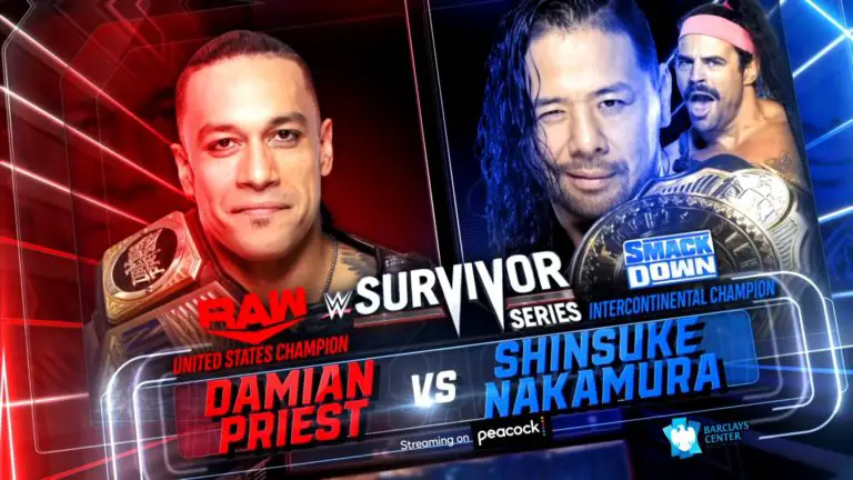 Damian Priest vs Shinsuke Nakamura Announced for Survivor Series